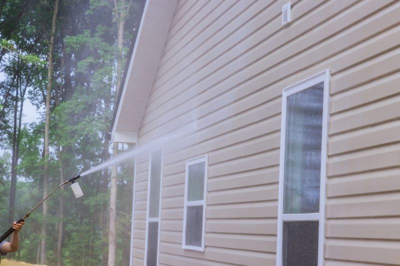Siding Power Washing detail